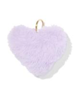 HEMA Sleutelhanger Hart 10cm Lila