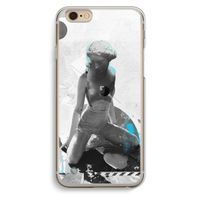 I will not feel a thing: iPhone 6 / 6S Transparant Hoesje