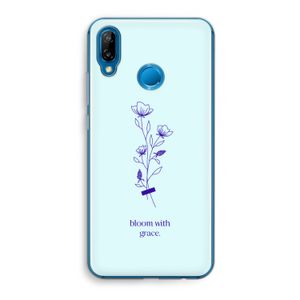 Bloom with grace: Huawei P20 Lite Transparant Hoesje