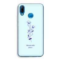 Bloom with grace: Huawei P20 Lite Transparant Hoesje