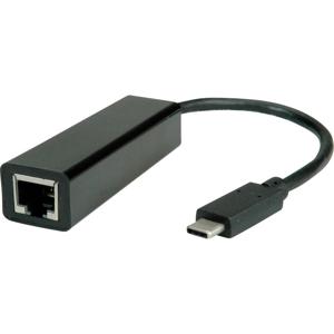 Value Netwerk Adapter [1x USB-C stekker - 1x RJ45-bus] 0.13 m