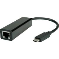 Value Netwerk Adapter [1x USB-C stekker - 1x RJ45-bus] 0.13 m - thumbnail