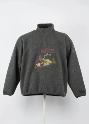 Sergio Tacchini Hoodie in Gray size XXL