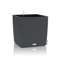 LECHUZA Jardiniere CUBE Cottage 50 ALL-IN-ONE Graniet 442087