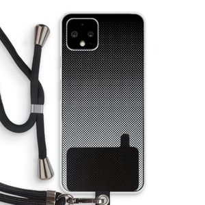 Musketon Halftone: Pixel 4 Transparant Hoesje met koord