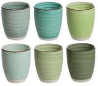 Cookinglife Koffiekopjes / Senseokopjes Delice Groen 180 ml - 6 stuks