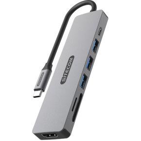 Sitecom 5 in 1 USB-C Multiport Adapter