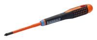 Bahco Schroevendraaier ERGO™ | geïsoleerd | VDE | driecomponentengreep | smal blad | combitip | 5 mm/PZ1 - BE-8710SL Bahco Schroevendraaier ERGO™ | geïsoleerd | VDE | driecomponentengreep | smal blad | combitip | 5 mm/PZ1 - BE-8710SL