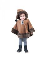 Eskimo poncho voor peuters One size  -