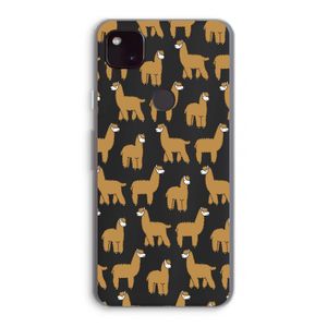 Alpacas: Google Pixel 4a 5G Transparant Hoesje