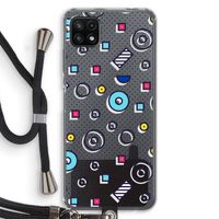 8-bit N°9: Samsung Galaxy A22 5G Transparant Hoesje met koord