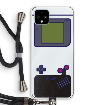 Game On: Pixel 4 XL Transparant Hoesje met koord