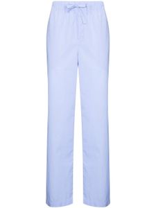 TEKLA pantalon de pyjama droit - Bleu