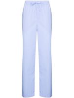 TEKLA pantalon de pyjama droit - Bleu