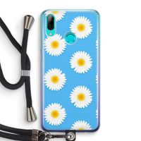 Margrietjes: Huawei P Smart (2019) Transparant Hoesje met koord