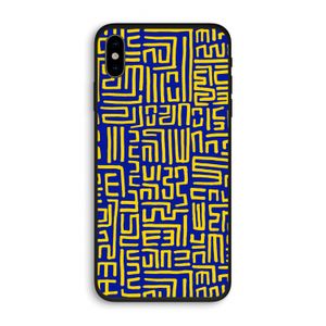 Majorelle Blue Print: iPhone X Biologisch afbreekbaar hoesje