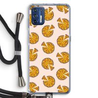 You Had Me At Pizza: Motorola Moto G9 Plus Transparant Hoesje met koord