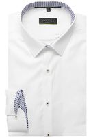 ETERNA Performance Super Slim Overhemd wit, Effen - thumbnail