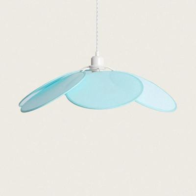 Grote hanglamp stoffen kap & E27 fitting &apos;Matthieu&apos; 60 cm