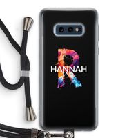 Abstract Spectrum: Samsung Galaxy S10e Transparant Hoesje met koord