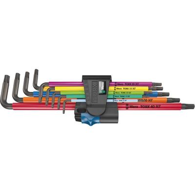 Wera Inbussleutelset 967/9 TX XL Multicolour HF 1 schroevendraaier