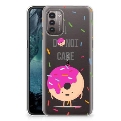 Nokia G21 | G11 | Siliconen Case | Donut Roze