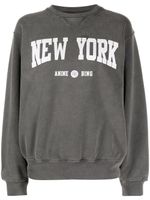 ANINE BING sweat Ramona New York University - Gris - thumbnail