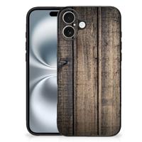 iPhone 16 Plus Houten Print Telefoonhoesje Steigerhout