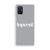 Topvent Grijs Wit: Galaxy A71 Transparant Hoesje Topvent Grijs Wit: Galaxy A71 Transparant Hoesje