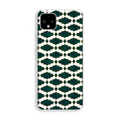 Moroccan tiles: Pixel 4 XL Transparant Hoesje