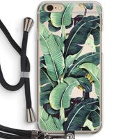 Bananenbladeren: iPhone 6 / 6S Transparant Hoesje met koord