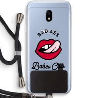 Badass Babes Club: Samsung Galaxy J3 (2017) Transparant Hoesje met koord