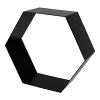 Haceka Duraline Nis Metaal Zwart Hexagon 32x28x12 cm - thumbnail