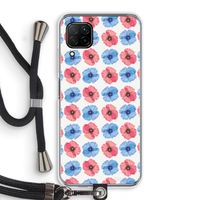 Klaproosjes: Huawei P40 Lite Transparant Hoesje met koord