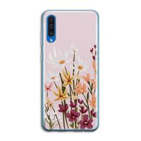 Painted wildflowers: Samsung Galaxy A50 Transparant Hoesje