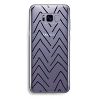 Marrakech Arrows: Samsung Galaxy S8 Plus Transparant Hoesje