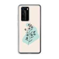 Violets are blue: Huawei P40 Pro Transparant Hoesje
