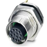 Phoenix Contact 1436770 Sensor/actuator inbouwconnector M12 Aantal polen (sensoren): 12 Bus, inbouw 20 stuk(s)