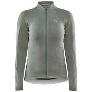 Craft Core Bike Essence Wool Jersey lange mouw thyme dames L