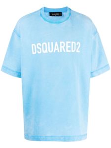 DSQUARED2 sweat à logo imprimé - Bleu