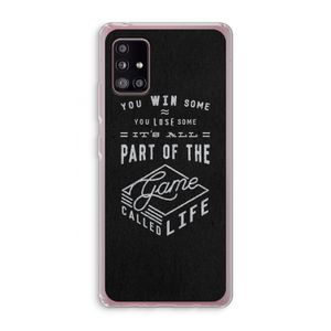 Life: Samsung Galaxy A51 5G Transparant Hoesje