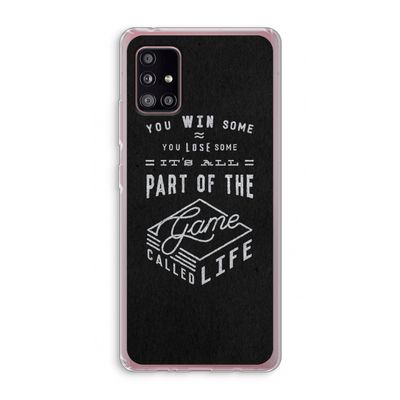 Life: Samsung Galaxy A51 5G Transparant Hoesje