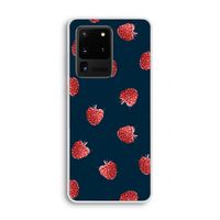 Framboosjes: Samsung Galaxy S20 Ultra Transparant Hoesje