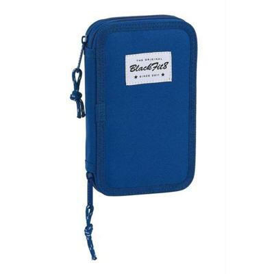 Dubbele etui BlackFit8 M854 Donkerblauw 12.5 x 19.5 x 4 cm (28 Onderdelen)