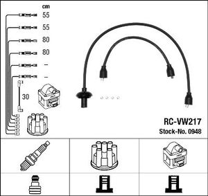 Bougiekabelset RCVW217