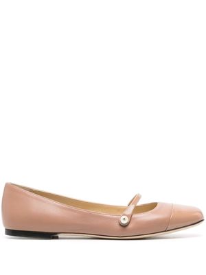 Jimmy Choo ballerines à détails de perles - Tons neutres