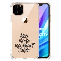 Apple iPhone 11 Pro Telefoonhoesje met tekst Heart Smile Apple iPhone 11 Pro Telefoonhoesje met tekst Heart Smile