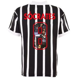 Corinthians Retro Voetbalshirt 1977 + Socrates 8 (Photo Style)