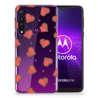 Motorola One Macro | TPU bumper | Hearts