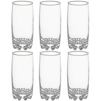 Set van 6x stuks longdrink glazen Tin 380 ml van glas - thumbnail